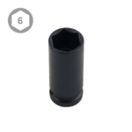 1″ Dr. Extra Thin Wall Deep Impact Socket