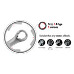 Patent Extra Long Damaged Bolt Offset Ring Double Box End Spanner (8-19mm)