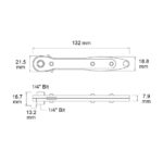 Single Head Mini Double 1/4″ Bit Wrench