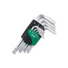 Rotating Type-Ball Point Hex Key Set (Short / Long / Extra Long)：圖片 5