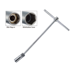 Sliding T-Type Hex Point Ball Spark-plug Socket Wrench