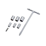8pcs 1/4″ Dr. T-Type 3-Way Adapter Wrench Set