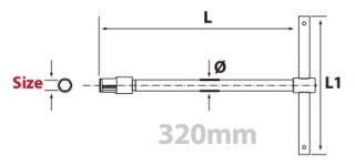 04 Sliding T-Type Ball Socket Wrench T-handle-320L-02
